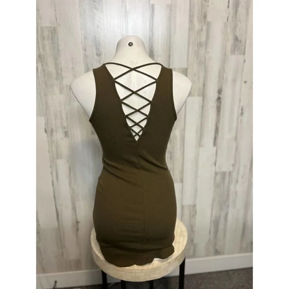 Ambiance Green back design dress